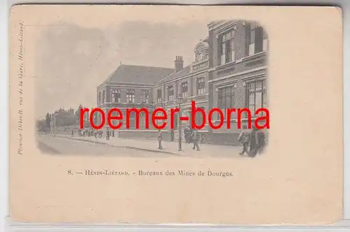 61496 Ak Hénin-Liétard Frankreich Bureaux des Mines de Dourges um 1900