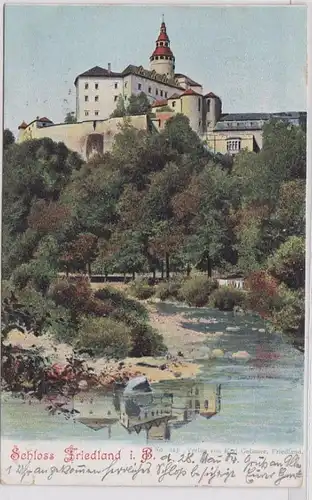64479 Ak Schloß Friedland in Böhmen 1904