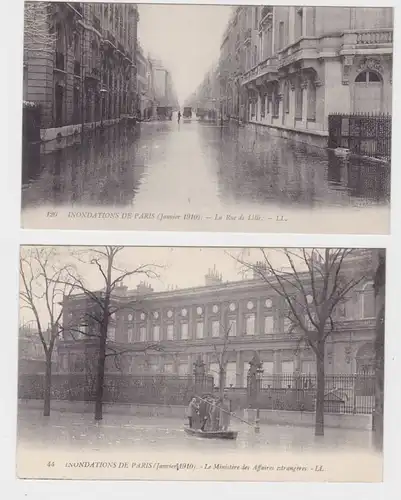 68774/2 Ak Paris Hochwasser Januar 1910