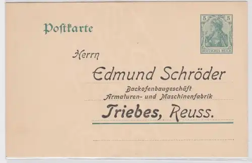 69289 entier Carte postale P78 tirage Edmund Schröder Four Magasin de Zugeles