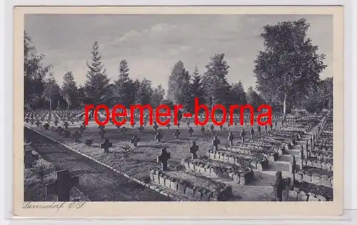 70050 Ak Lamsdorf O.S. Lambinowice Soldatenfriedhof um 1940