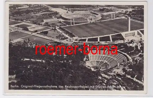 70300 Foto Ak Berlin Original-Fliegeraufnahme Reichssportfeld Olympia 1936