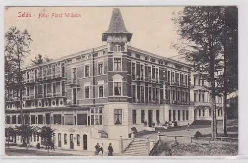 70837 AK Sellin - Hôtel Fürst Wilhelm 1909