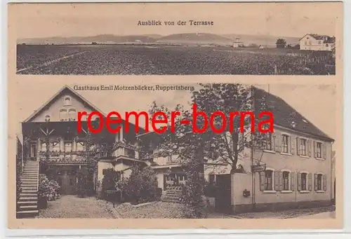 70950 Multi-image Ak Ruppertsberg Gasthaus Emil Motzenbäcker 1918