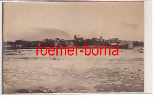 73069 Foto Ak Tuckum Tukums Lettland Totalansicht mit Windmühle um 1915