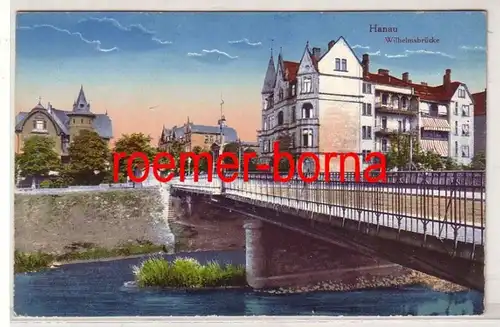 73580 Poste de terrain Ak Hanau Wilhelmsbrücke 1916