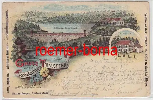 74585 Ak Lithographie Salutation du Remseider Thalschreppe 1897