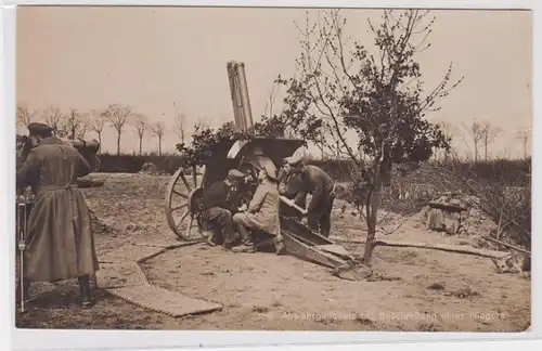 75325 Photo Ak rebelle en cas de tir d'un avion 1916