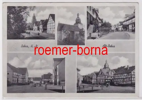 75833 Multi-image Ak Bebra avec vues de la ville 1943
