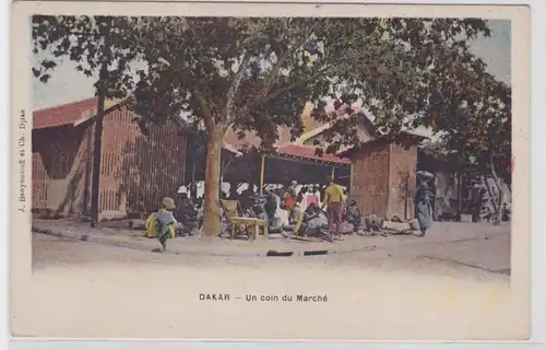 76727 Ak Dakar Sénégal Afrique de l'Ouest - Un coin du Marché 1915