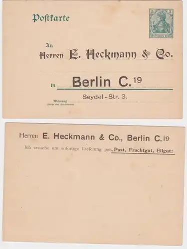 77687 DR Carton postale P50 Imprimer E. Heckmann & Co. Berlin