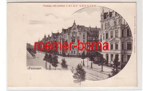 77995 Cacao Reklame Ak Hannover Bödeckerstrasse um 1900