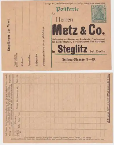 78311 Carte postale P90 Impression Metz & Co. Horticulture Fournisseur Steglitz