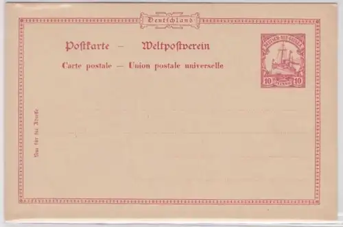 78313 DR Ganzsachen Postkarte P9 Deutsche Kolonien Deutsch-Neuguinea 10 Pfennig
