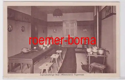 78564 AkJugendherberge Buer (Münsterland) Tagesraum um 1940