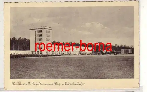 78926 Ak Frankfurt am Main Café-Restaurant Aéroport de Vol et de Aéronautique 1938