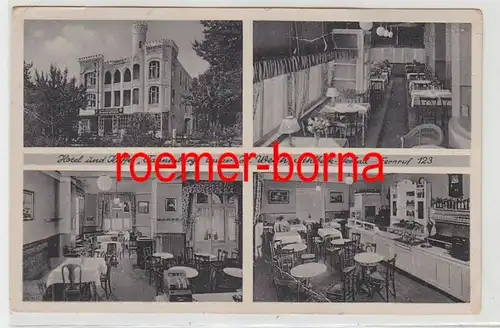 79805 Mehrbild Ak Seebad Ahlbeck Hotel 'Tannenburg' um 1940