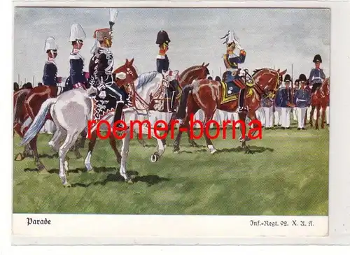 80300 Ak Infanterie Regiment 92 X.A.K. Parade um 1930