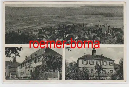 80372 Multi-image Ak auberge et frais d'été Gössenreuth 1941