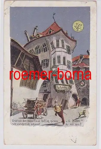 80443 Künstler Ak Bozen Batzenhäusl 1903