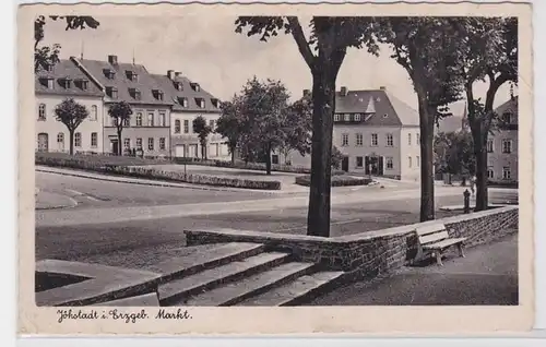 80457 Ak Jöhstadt im Erzgebirge Markt um 1940