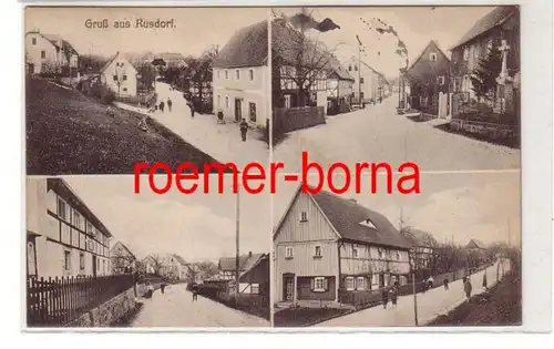 80516 Multi-image Ak Salutation de Rusdorf Posada (Bogatynia) 1926
