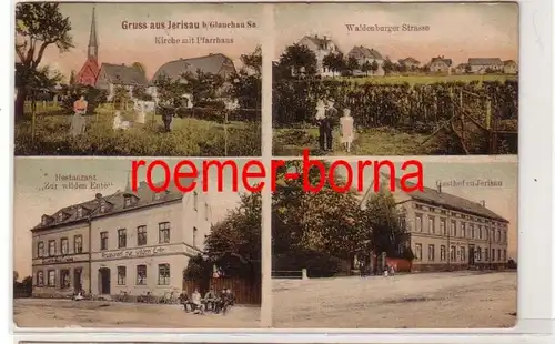 80758 Mehrbild Ak Gruss aus Jerisau bei Glauchau in Sa. 1914