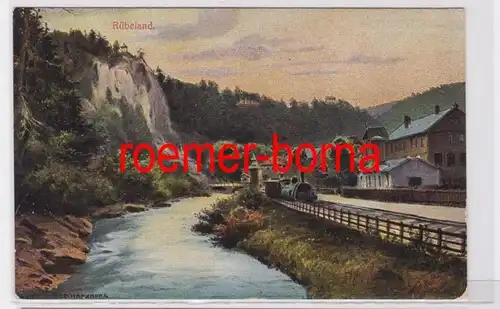 80896 Ak Rübeland Harz-Rahn-Trail Blankenburg-Rebbe Land-Annan vers 1920