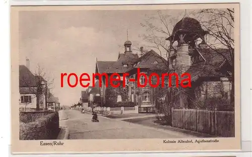 81212 Ak Essen Ruhr Colonie Altenhof Agathenstrasse vers 1910