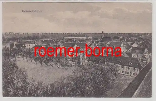 81409 Ak Germersheim Totalansicht 1917