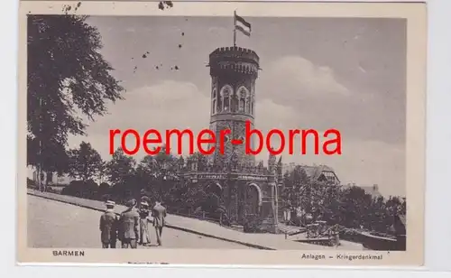 81493 Ak Barmen Anlagen - Kriegrdenkmal 1918