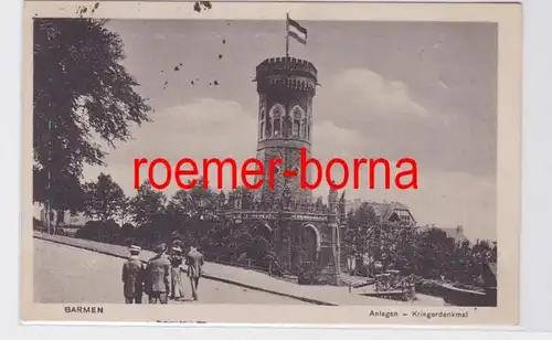 81493 Ak Barmen Installations - Monument de guerre 1918