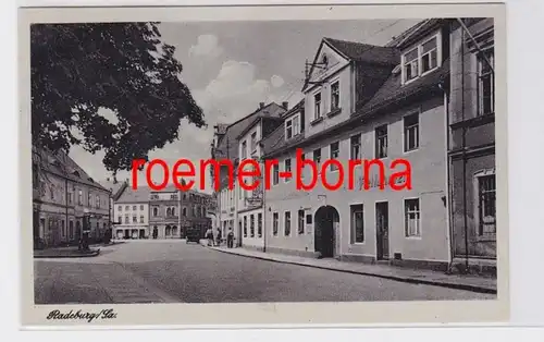 81496 Ak Radeburg Sachsen Fleischerei und Hotel Deutsches Haus 1951