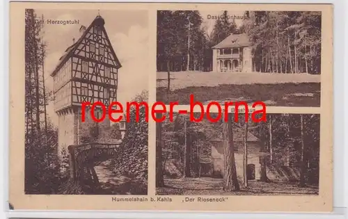 81686 Mehrbild Ak Hummelshain b. Kahla 'Der Rieseneck' um 1920