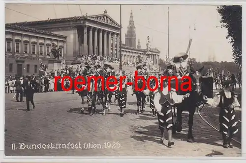 81698 Foto Ak II.Bundesturnfest Wien 1926 Festumzug