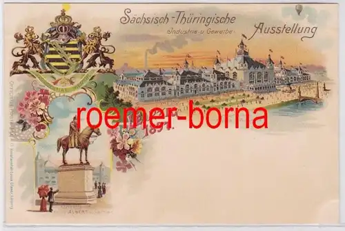 81881 Ak Leipzig Sächsisch Thüringische Industrie- & Gewerbeausstellung 1897