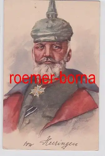 81928 Artiste Ak Chef général Josias de Heeringen vers 1920