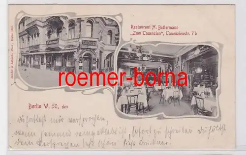 81954 Mehrbild Ak Berlin Tauenzienstr. 7b Restaurant 'Zum Tauenzien' 1905