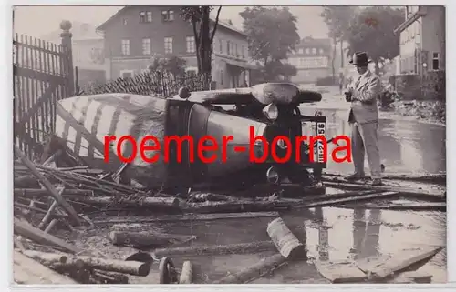 82008 Foto Ak Johanngeorgenstadt Unwetter Wolkenbruch am 6.7.1932