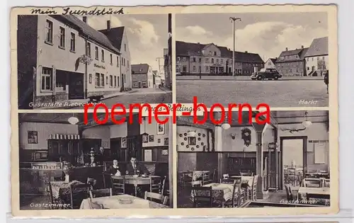 82011 Mehrbild Ak Regis-Breitingen Gaststätte Riebeckbräu 1940
