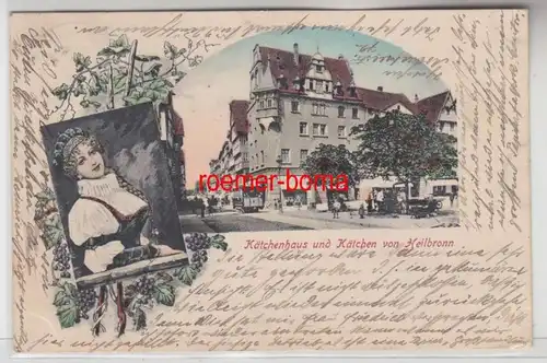 82043 Ak Kätchenhaus et Kätten von Heilbronn 1906