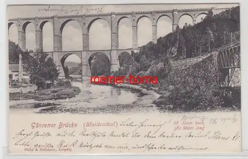 82047 Ak Göhrener Brücke (Muldenthal) 1903