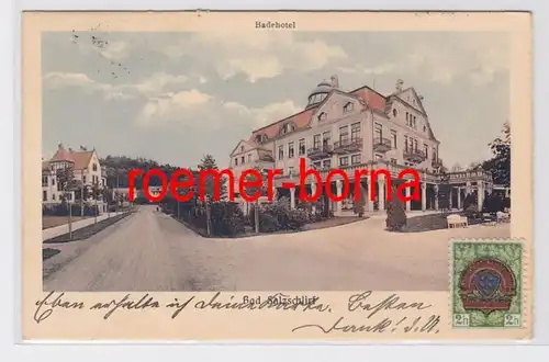 82065 Ak Bad Salzschlirg Badehotel 1913