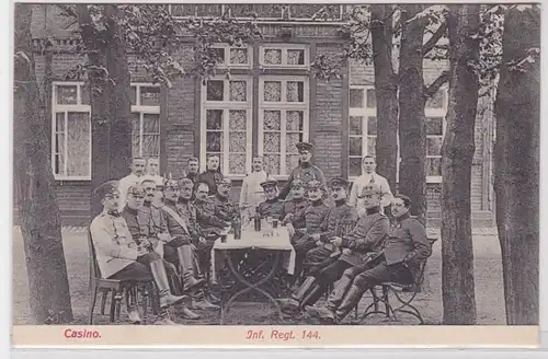 82108 militaire Ak Casino de l'infanterie régiment 144, vers 1910