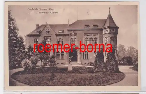 82223 Ak Crefeld-Blumenthal Turnverein Creafeld vers 1910