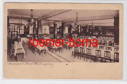 82296 Ak Bremen Speisesaal Hotel Washington 1926