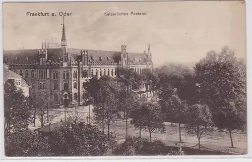 82809 AK Francfort à l'Oder - Bureau de poste impérial 1917