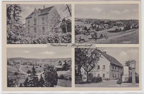83935 Mehrbild Ak Neuland Hagendorf in Schlesien um 1930