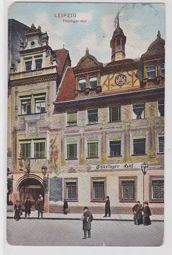 84073 AK Leipzig - Gastwirtschaft zum Thüringer Hof, Fassade 1907