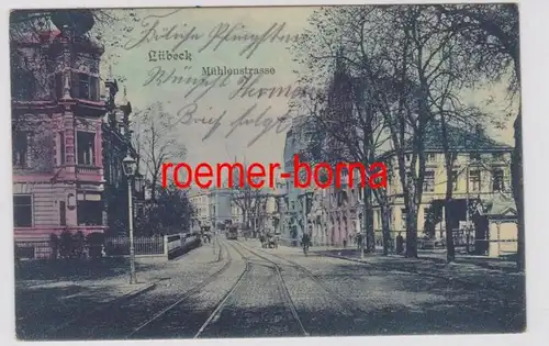 84564 Ak Lubeck Mühlenstrasse 1908